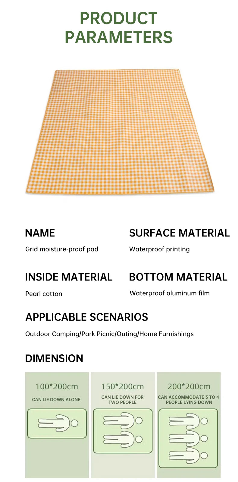 Portable Outdoor Camping Mat